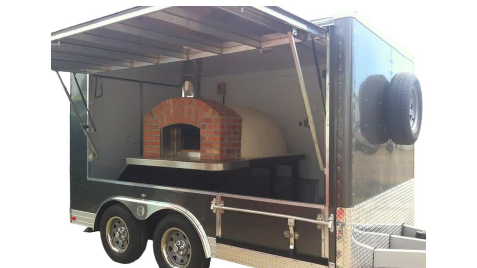 Trailers Fire Within Wood Fired Pizza Ovens